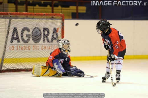 2011-02-13 Milano 0286 Hockey Milano Rossoblu U10-Aosta - William Golob